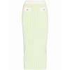 Alessandra Rich striped fitted midi skir - Faldas - $635.00  ~ 545.39€