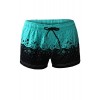 Aleumdr Womens Printed Wide Waistband Swim Shorts Trunks Boyshort Bottoms With Pockets - Swimsuit - $49.99 