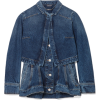 Alexander McQueen Denim Peplum coat - Jacket - coats - 