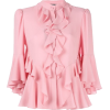 Alexander McQueen Ruffle Blouse - 半袖衫/女式衬衫 - 