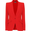 Alexander McQueen Single-breasted crêpe - Куртки и пальто - 