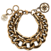 Alexander McQueen double chain bracelet - 手链 - 