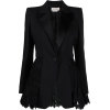 Alexander McQueen lace-panelled blazer - 外套 - £3,986.00  ~ ¥35,141.02