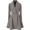 Alexander Mcqueen Grey Coat - Jakne i kaputi - 