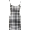 Alexander Wang Check Mini Dress - sukienki - 