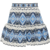 Alexis Lucille Embroidered Cotton Skirt - Saias - 