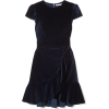 Alice + Olivia Velvet Mini Dress - sukienki - 