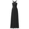 Alicepub Long A-Line Bridesmaid Dress Party Prom Gown Bridal Evening Dress Maxi - Dresses - $59.99  ~ £45.59