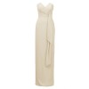 Alicepub Maxi Dress Bridesmaid Dresses Back Split Elegant Evening Party Dress - Dresses - $59.99 
