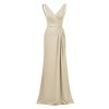 Alicepub Maxi Dress Formal Bridesmaid Dresses Mermaid Elegant Evening Prom Gown - Obleke - $55.99  ~ 48.09€