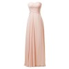 Alicepub Strapless Bridesmaid Dress Long Evening Dress Sleeveless Party Dress for Women - Obleke - $120.00  ~ 103.07€