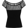 Alina Top - Camisa - curtas - 