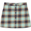A-line cotton mini skirt - Suknje - 