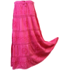 Alki'i Embroidered Full/Ankle Length gypsy bohemian long skirt Fuchsia - Skirts - $21.99 