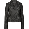 AllSaints leather jacket in grey/black - Куртки и пальто - 