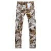 Allonly Men's Stylish Casual Snake Skin Print Slim Fit Straight Leg Club Jeans Pants - Pantaloni - $23.99  ~ 20.60€