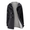 Allonly Women's Cotton Berber Fleece Lining Zip-Up Buckle Thicken Jacket Coat Hoodie - Outerwear - $27.99 