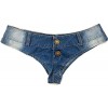 Allonly Women's Sexy Cut Off Low Rise Cheeky Mini Denim Shorts Thong Jean Shorts Hot Pants - 短裤 - $7.99  ~ ¥53.54