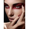 All red makeup - People - 