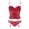 Red basque - Underwear - 
