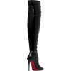 Alta 100 Patent-Leather OTK Boots - ブーツ - 
