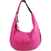 BRUNO ROSSI Italian Shoulder Bag Cross-body Hobo Bag in Fuchsia Pink Leather - Bag - $429.00 