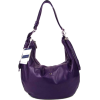 BRUNO ROSSI Italian Shoulder Bag Crossbody Hobo Bag in Purple Leather - Bag - $495.00 