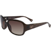 COACH S3002 Sunglasses Brown - Sunglasses - $97.02  ~ £73.74