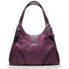 Coach Madison Stitched Maggie Shoulder Bag Purse Tote 18766 Plum - Bag - $349.00 