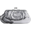Coach Occasion Sequin Large Wristlet Silver Handbag Purse 44475 - Coach 44475SLV - Hand bag - $148.99 