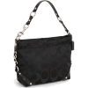 Coach Signature 24cm Sateen Carly Shoulder Bag Purse Tote Black - Torby - $279.99  ~ 240.48€