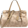 Coach Signature Op Art Madison Dotted Business Carryall Convertible Shoulder Bag Satchel Tote 16366 Khaki - バッグ - $358.00  ~ ¥40,292