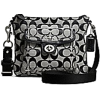 Coach Signature Swingpack Crossbody Messenger Bag Purse Tote 45026 Black White - Bolsas de tiro - $148.99  ~ 127.97€