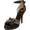 D&G Dolce & Gabbana Women's DS1755-E4758 Peep-Toe Sandal - Sandali - $298.00  ~ 255.95€