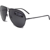 DOLCE & GABBANA SUNGLASSES DESIGNER FASHION AUTHENTIC UNISEX AVIATOR SHINY BLACK FRAME | 100% UV PROTECTION GREY LENS DG2082 01/87 - Sunglasses - $260.00 