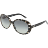 DOLCE & GABBANA SUNGLASSES DESIGNER FASHION AUTHENTIC WOMENS BROWN SPECKLED FRAME | GREY GRADIENT LENS DG4076 1627/8G - Sunglasses - $260.00 
