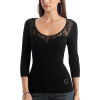 G by GUESS Bonazed Lace Sweater - Koszule - krótkie - $49.50  ~ 42.51€