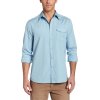 Kenneth Cole New York Mens Long Sleeve One Pocket Washed Solid Woven Shirt - Long sleeves shirts - $22.15 