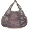 Loungefly Purple Tweed Sugar Skull Large Satchel Handbag - Borse - $65.95  ~ 56.64€