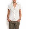 Mango Women's Shirt Adobe - Camisa - curtas - $49.90  ~ 42.86€