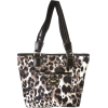 Nine West Daily Shopper Leopard Black Satchel - Bag - $69.00 