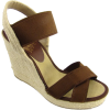 Nine West Women's Jaxson Sling Back Espadrille Brown - Cunhas - $54.99  ~ 47.23€