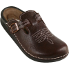 OKLAHOMA Natural Cork and Leather Clogs with Shearling, Tatami licensed by Birkenstock - Sandals - $44.95 