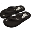 Polo Ralph Lauren Women's Big Pony Flip Flops sandals Black - Thongs - $25.00 
