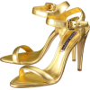 Ralph Lauren 'Aislinn' Dress Sandals Womens - Gold - Sandals - $89.99 