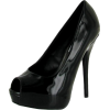 STEVE MADDEN Luluu Womens Fashion Patent Platform High Heel Stiletto Peep Toe Dress Shoe - プラットフォーム - $49.99  ~ ¥5,626