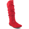 STEVE MADDEN Tianna Boots Calf Shoes Red Womens - Boots - $34.99 