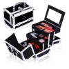 Shany Cosmetics Black Makeup Train Case with Mirror, 48 Ounce - Cosméticos - $25.00  ~ 21.47€