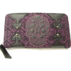 Sugar Skull Purple Tweed Wallet by Loungefly - Wallets - $35.95 