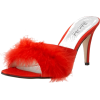 The Highest Heel Women's Maribou Mule - Sandals - $45.70  ~ £34.73